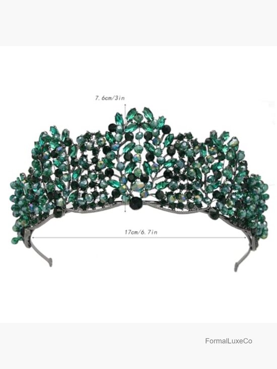 Rhinestone Crown Tiara Headband Wedding Princess Hair Accessory Sparkly Crystal main image 5